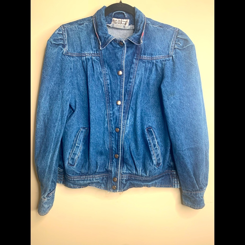 Vintage 80’s S.B.ll By Bitterman Denim Jacket